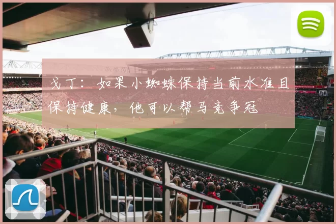 戈丁：如果小蜘蛛保持当前水准且保持健康，他可以帮马竞争冠
