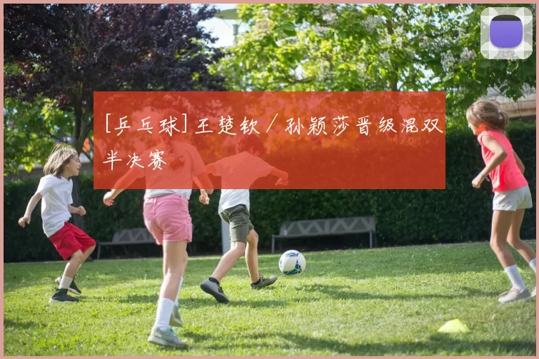 [乒乓球]王楚钦／孙颖莎晋级混双半决赛